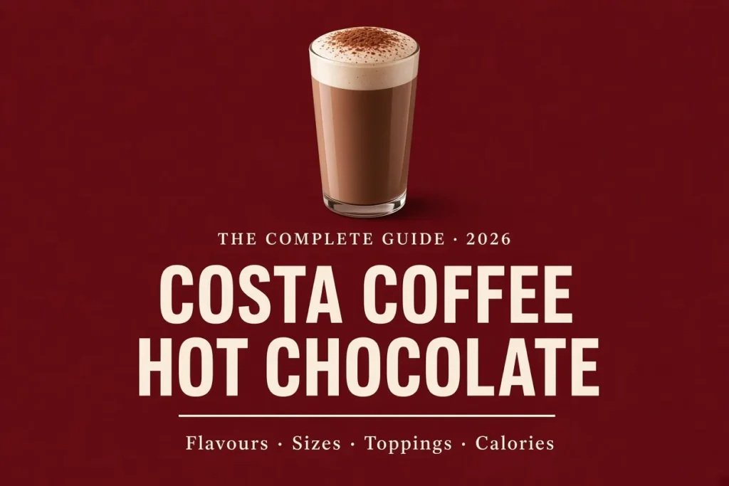 Costa Coffee Hot Chocolate: Every Flavour, Size & Topping Costa Coffee Hot Chocolate UK